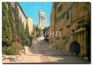 Modern Postcard The French Riviera La Turbie La Via Julia old Roman road and ...