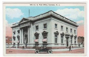 Post Office Camden New Jersey 1920c postcard