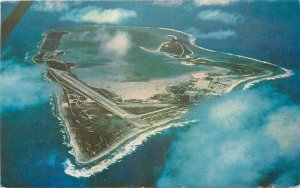 Postcard Aerial view of beautiful Wake Island 23-10748