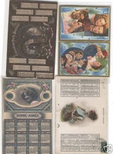 CALENDAR FRANCE 42 Vintage Postcards pre- 1940 (L5047)