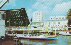 Bascule Type Bridge In Operation Over New River Florida