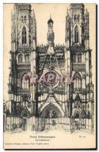 Old Postcard Toul Picturesque La Cathedrale