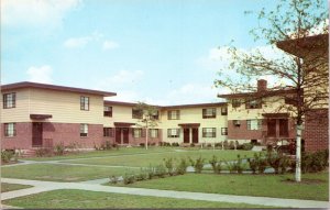 Postcard Advertising -NJ - Hackensack - Ridgeview Court Apartments