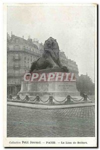 Old Postcard Diary Paris The Lion of Belfort