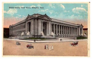 Postcard COURT HOUSE SCENE Memphis Tennessee TN AQ6630