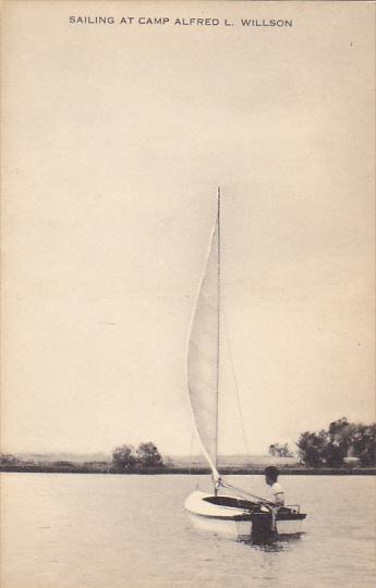 Sailing At Camp Alfred L Willson Ohio Artvue