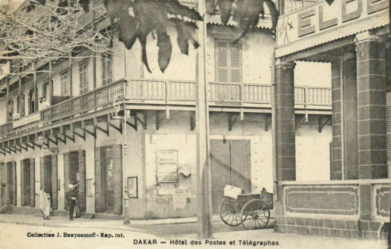 CPA AK Sénégal Afrique Dakar - Hotel des Postes et Télégraphes (68142)