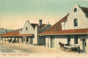 C-1910 Southern Pacific Railroad Depot Postcard PCK Series International 4163