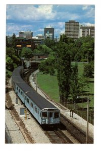 Yonge Subway Train, Rosedale Station, Toronto, Ontario,