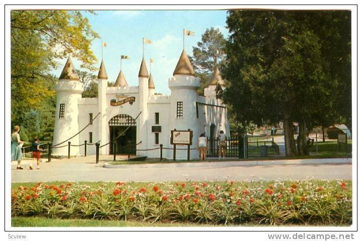 The Entrance Castle to Storybook Gardens,  Springbank Park,  London,  Ontario...