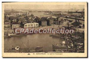 Old Postcard Dunkerque Port and Port I'Avant