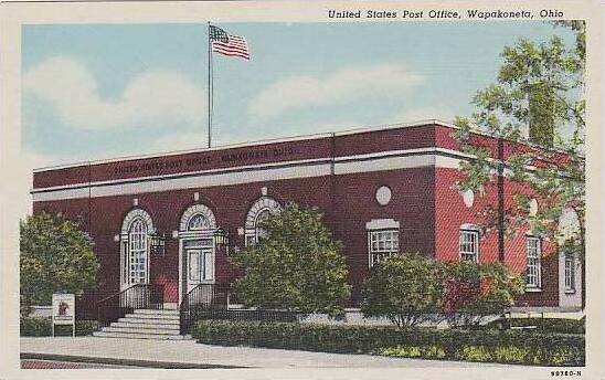 Ohio Wapakoneta United States Post Office