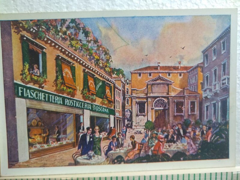 Postcard Rosticceria Ristorante Toscano, Venice, Italy