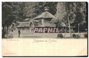 Old Postcard Bagneres de Luchon the bar of pre