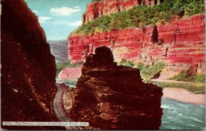 Vtg 1910's The Portals Canon of the Grand River Canyons Colorado CO Postcard