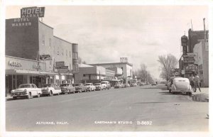 Alturas California Street Scene Real Photo Vintage Postcard AA17243