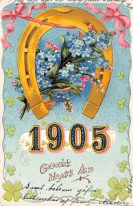 Year Date 1905 Postcard