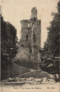 CPA VIRE Les Ruines du Chateau (1229545)