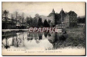 Old Postcard Vizille The castle and its grounds