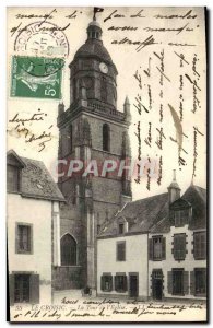 Old Postcard Croisic Tower From & # 39Eglise