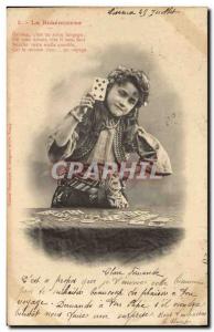 Postcard Old Clairvoyance Cartomancy Folklore bohemienne