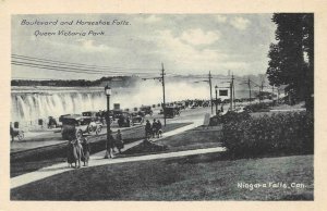 Boulevard & Horseshoe Falls QUEEN VICTORIA PARK Niagara Falls Vintage Postcard