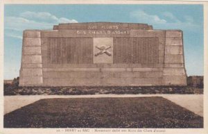 France Berry au Bac Ses Ruines Monument dedie aux Morts des Chars d'assaut