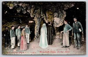 Kentucky~Mammoth Cave Natl Park~Bridal Altar Rock Wedding Scene~c1910 Postcard