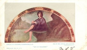 Vintage Postcard Library Of Congress Boy Of Winander Portrait Washington D.C.