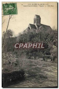 Old Postcard Saint Ceneri le Gerei L & # 39eglise