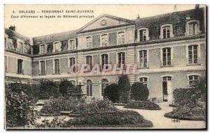 Postcard Old Orleans Seminary St. Euverte Court of Honor and the main frontag...