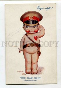 3130291 War Baby Undress Uniform by ATTWELL Vintage TUCK 8867PC