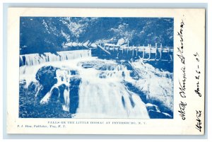 c1900s Falls On The Little Hoosac River Petersburg New York NY PMC Postcard