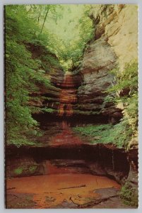 National & State Parks~Starved Rock Illinois~St Louis Canyon~Vintage Postcard