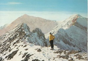 Wales Postcard - Snowdon From Crib Goch - Gwynedd - Ref TZ5223