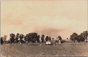 Germany Waren Müritz Volksbad Vintage RPPC C207