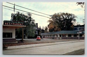 Stone-House Motel Restaurant Truro NS Nova Scotia Vintage Roadside Postcard
