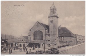 HAGEN I.W., North Rine-Westphalia, Germany, PU-1912; General View, Cable Cars