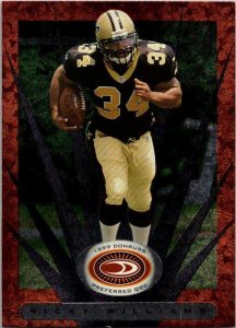 1999 Donruss Football Card Ricky Williams New Orleans Saints sk9543