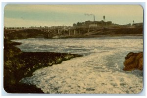 c1950's Rapids at Reversing Falls Saint John New Brunswick Canada Postcard