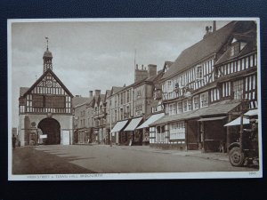 Shropshire BRIDGNORTH High Street & Town Hall c1940's Postcard by R.M.& S. Ltd S