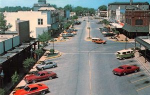 Rantoul Illinois Sangamon Street Vintage Postcard AA8438