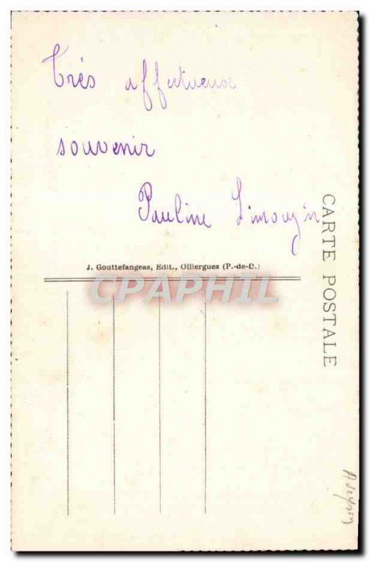 Old Postcard Chateau De Murols