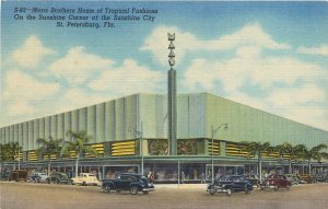 Postcard Florida St. Petersburg Maas Brothers home tropical Fashions 23-13431