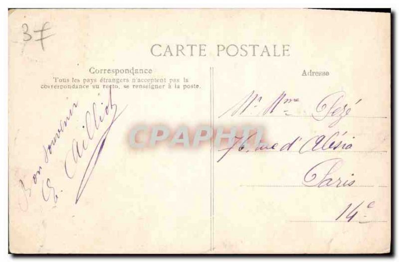 Postcard Old Algiers Boat