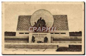 Old Postcard André Maginot Army