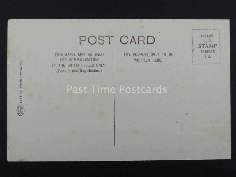 London Postman Delivers the Mail c1904 RP Postcard by The Wrench Series 1021