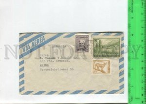 466627 1960 Argentina to Germany air mail puma cacti on stamps real posted COVER