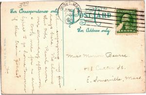Pine Tree Hotel, Onset MA c1913 Vintage Postcard M27