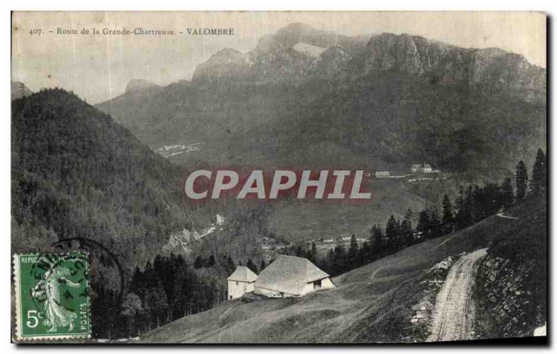 Old Postcard Route Grande Chartreuse Shadowdale